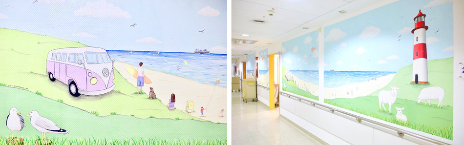 Sweetwall - Wandgestaltung für Kinderklinik